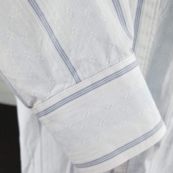 TOMMY BAHAMA Mens Long Sleeve White Striped Sz L - Picture 4 of 8